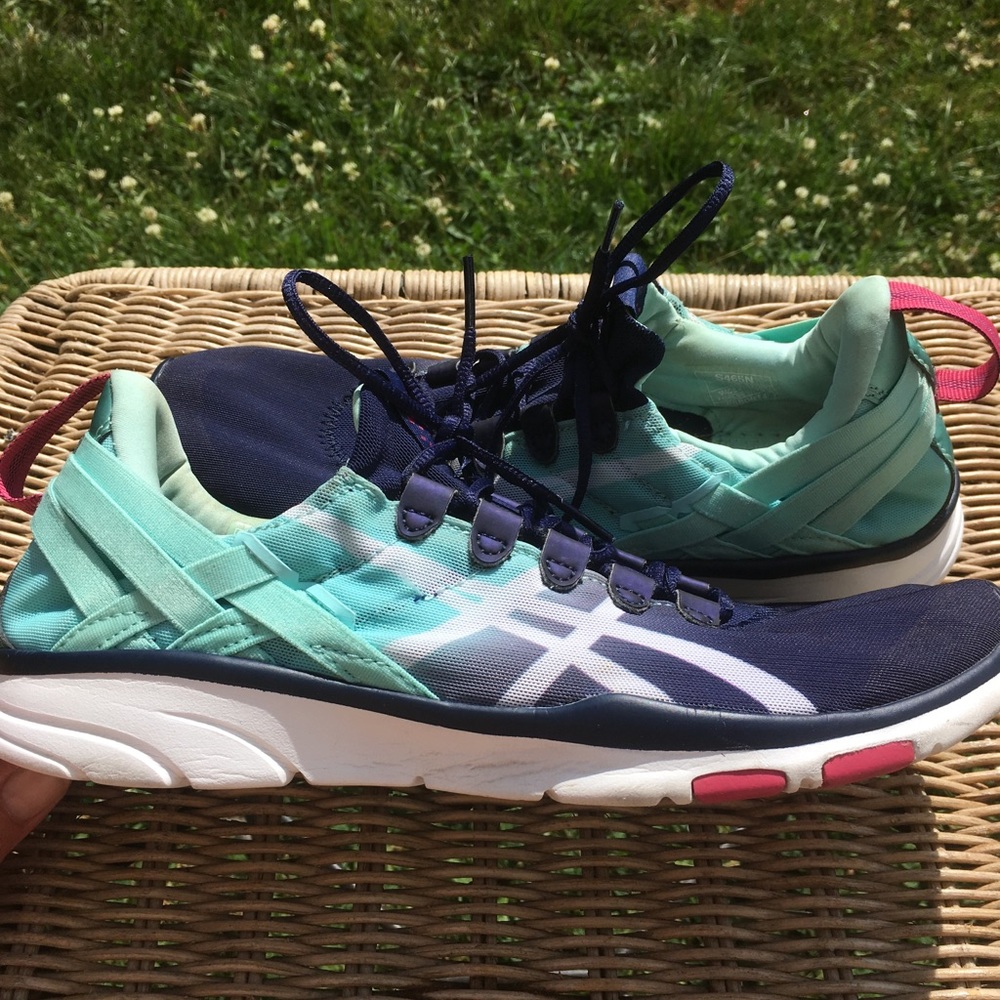ASICS S465 N women’s size 8 Blue &Green
